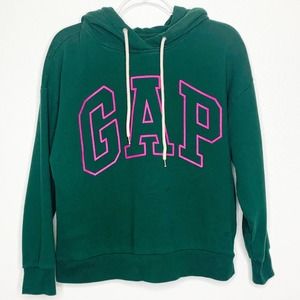 pink and green gap sweatshirt